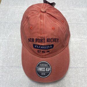 New Port Richey Men's Baseball Sunkiss Cap Adjustable Hat Embroidered Logo
